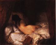 Jean Francois Millet Reclining Nude China oil painting reproduction